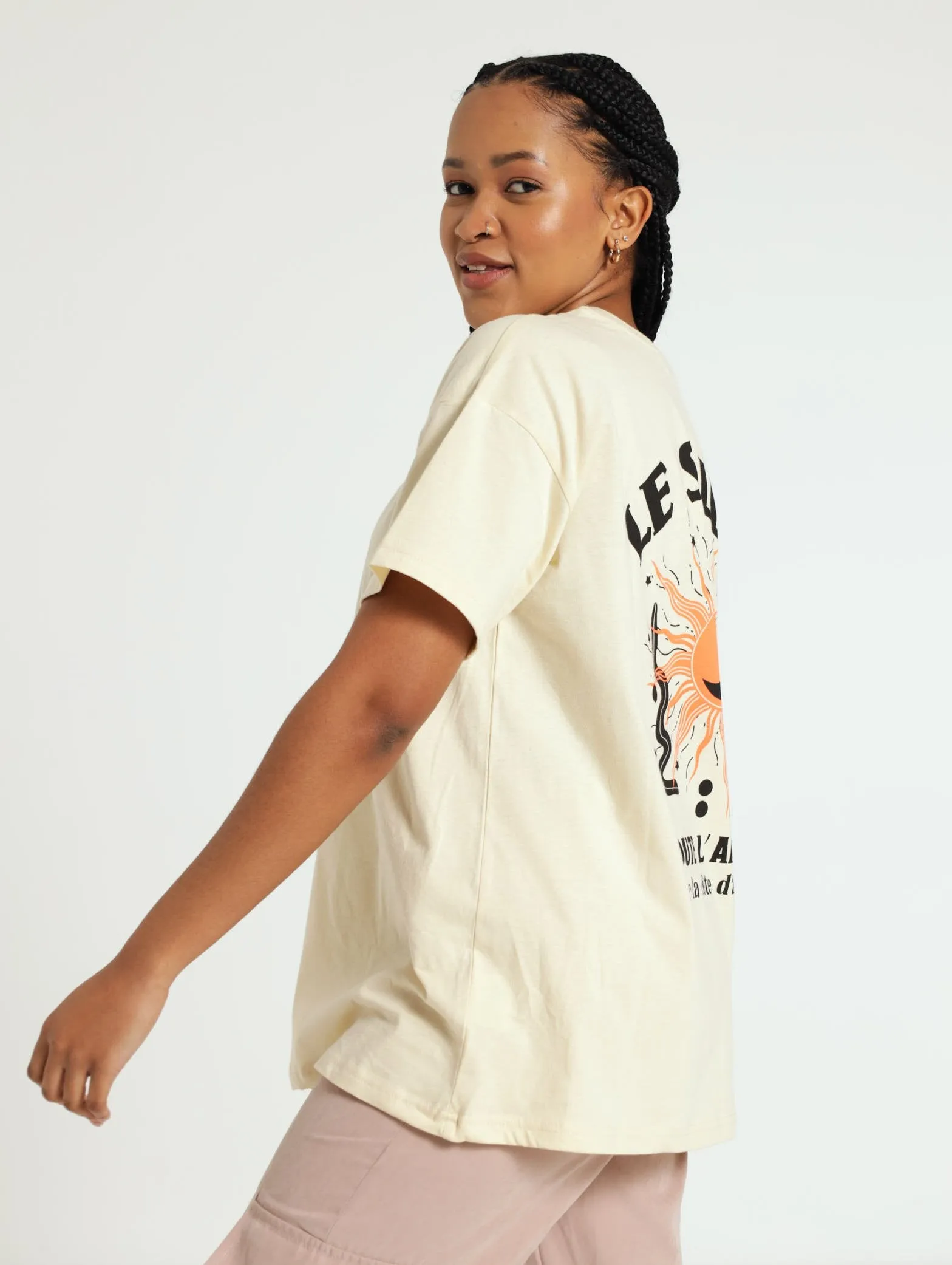 Back Printed Sun Tee - Stone sold by Edgars product image thumbnail 3
