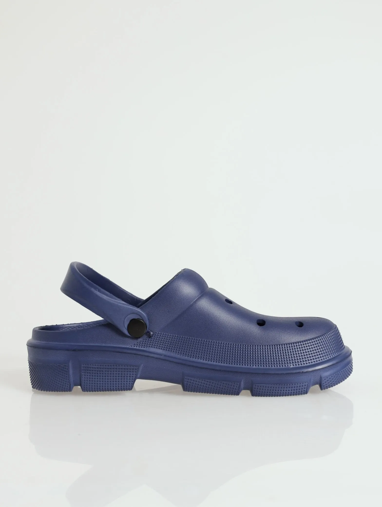 Chunky Moulded Clog - Navy (Vicky Check) sold by Edgars product image thumbnail 3