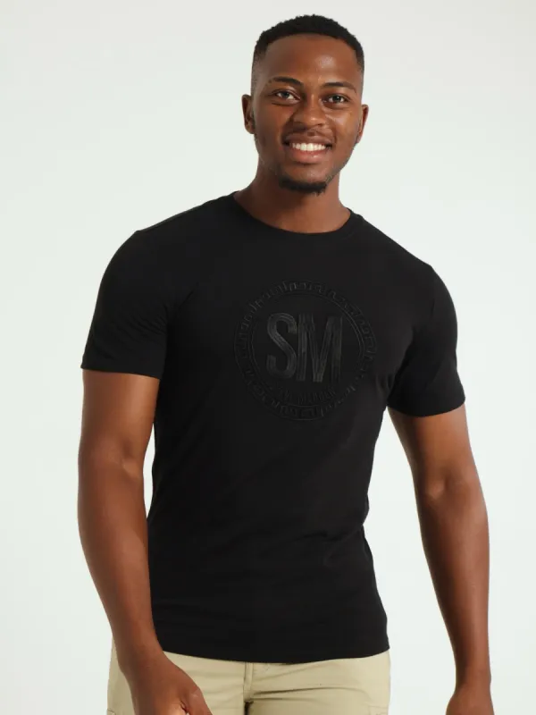 Ethan Logo Tee - Black sold by Edgars