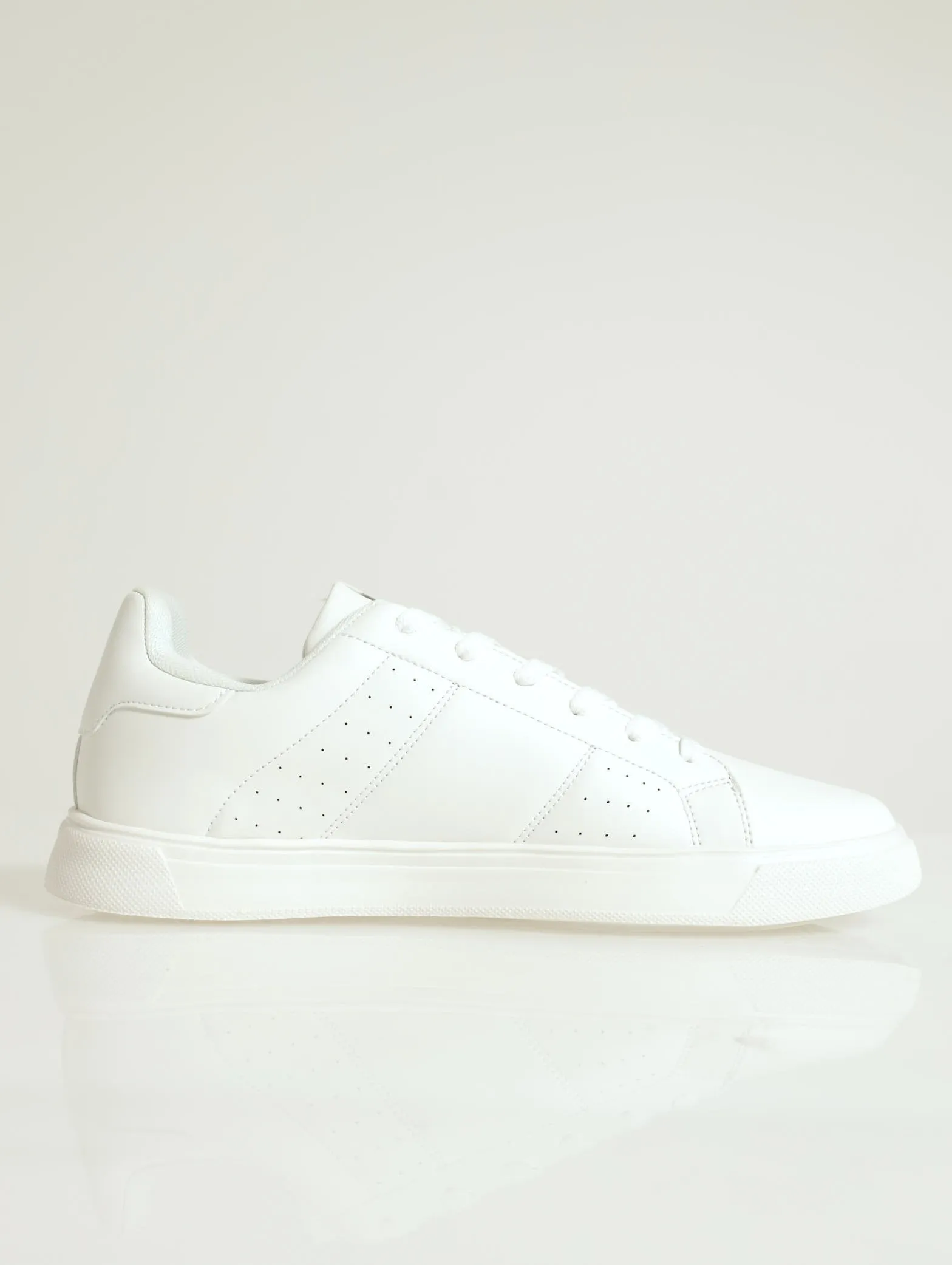 Keller Basic Pu Lace-Up Sneaker - White sold by Edgars product image thumbnail 2