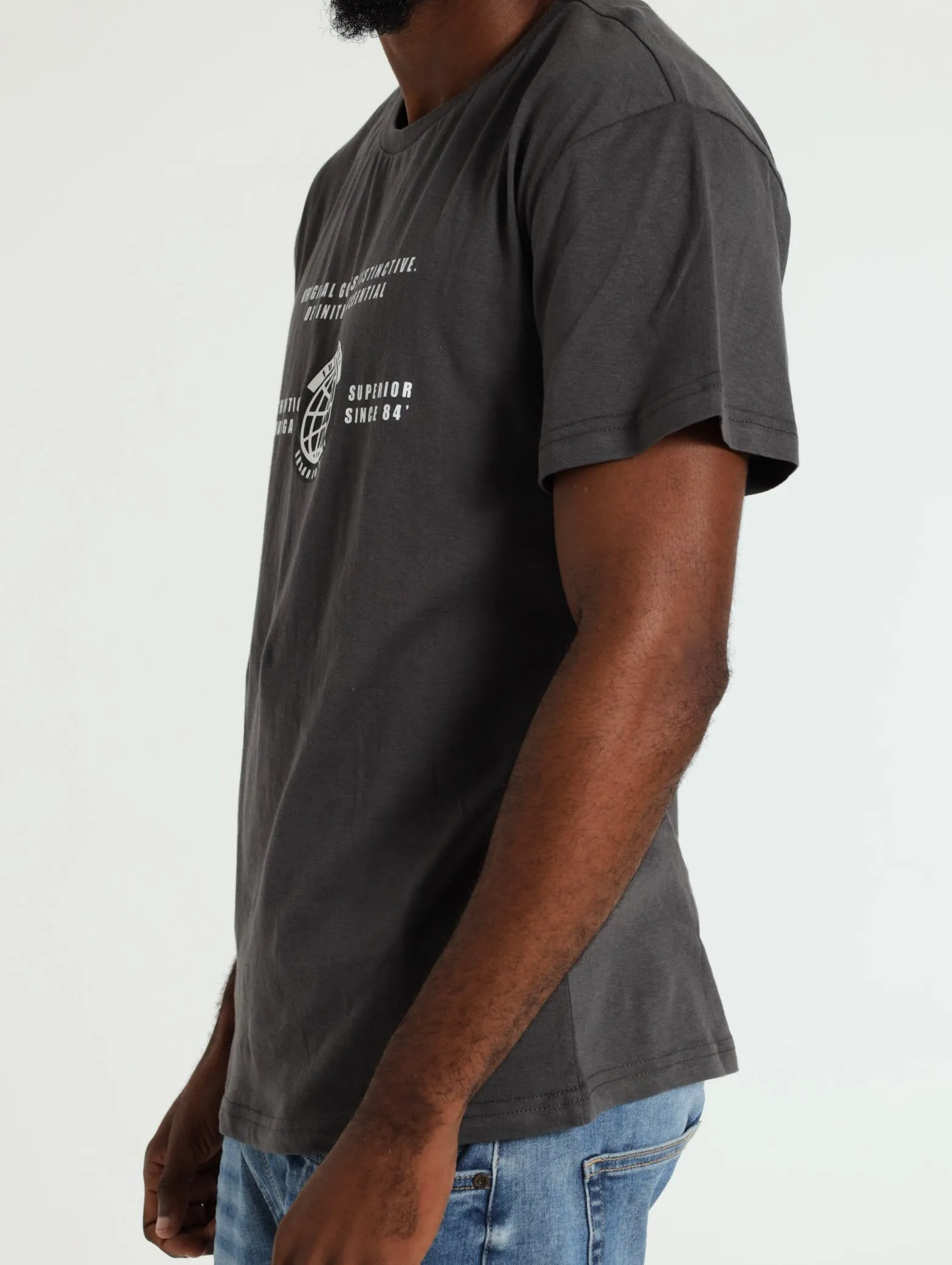 Basic Print Tee - Charcoal sold by Edgars product image thumbnail 2