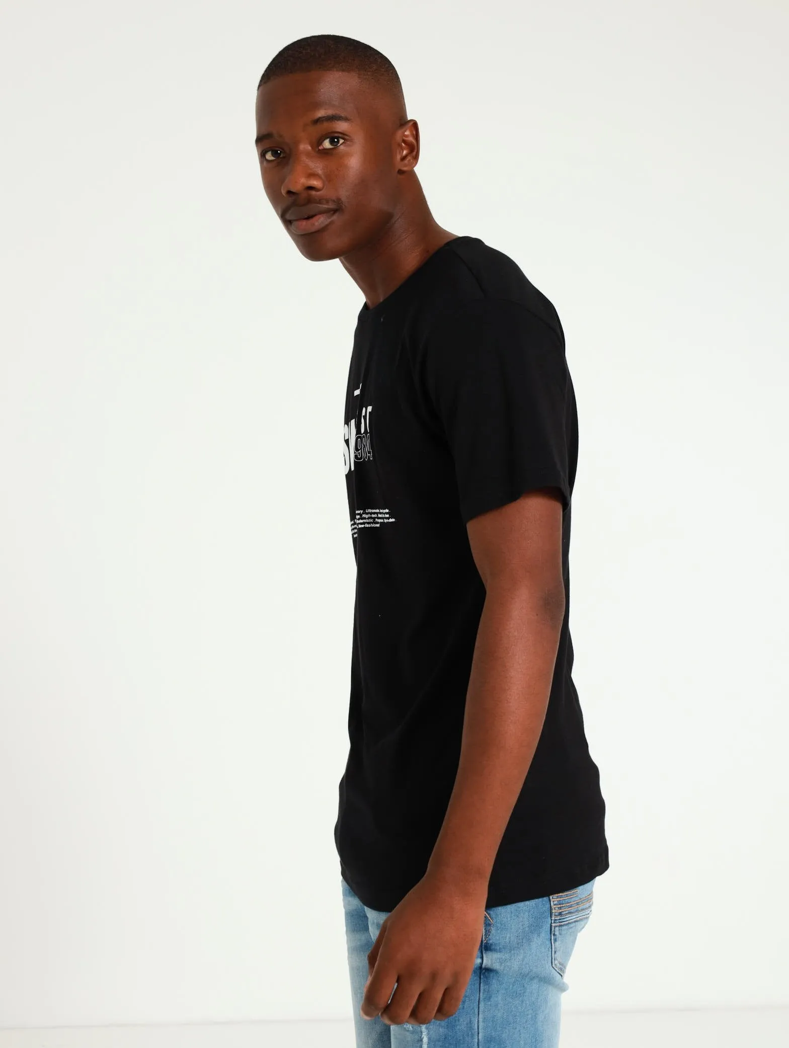 Basic Print Tee - Black sold by Edgars product image thumbnail 2