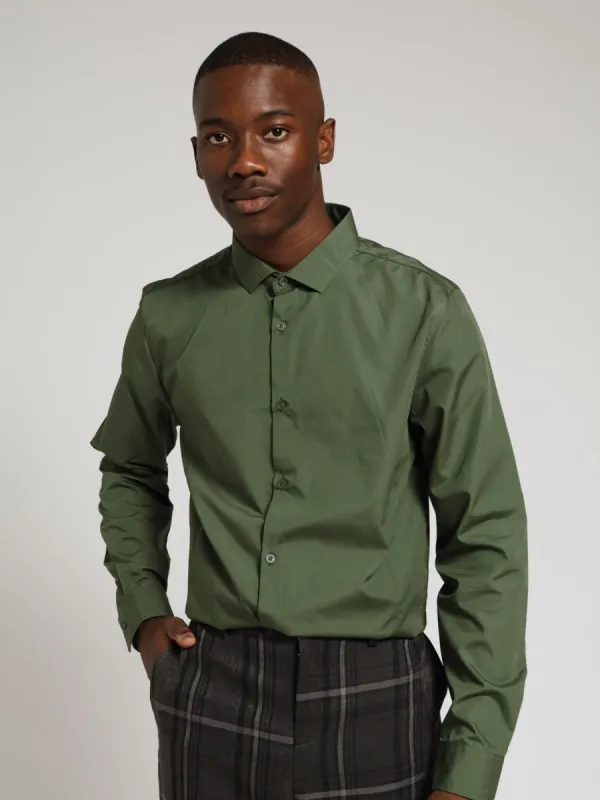 Easy Care Shirt - Olive made by Edgars 