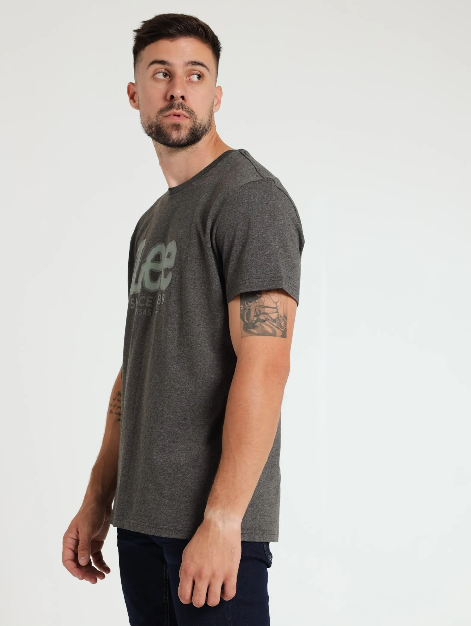 Gel Outline Tee - Charcoal Melange sold by Edgars product image thumbnail 2