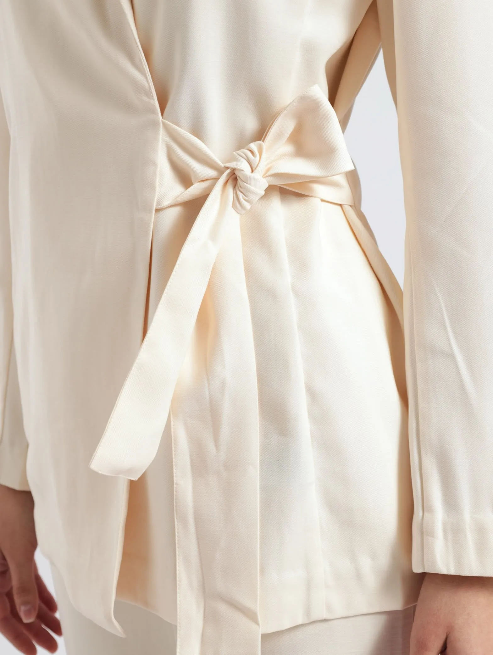 Unlined Wrap Blazer Jacket - Stone sold by Edgars product image thumbnail 4