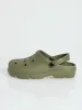 Chunky Moulded Clog - Olive (Vicky Check) sold by Edgars