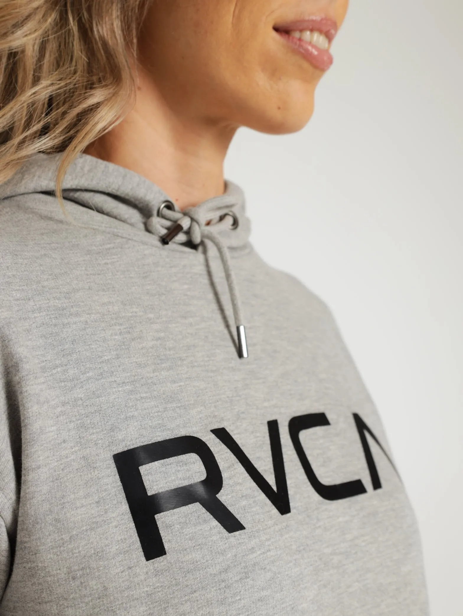 Big RVCA Hoodie - Grey sold by Edgars product image thumbnail 4