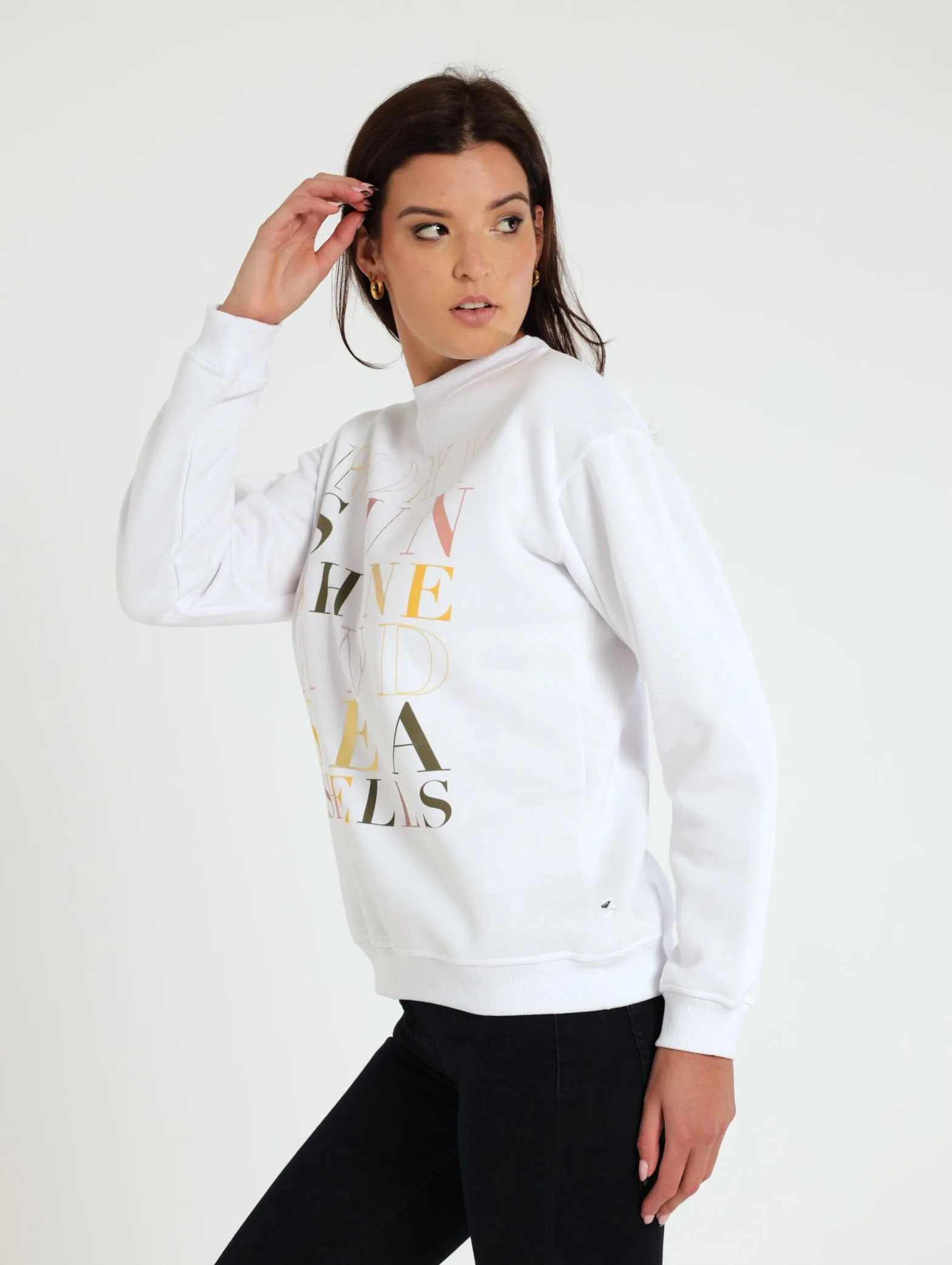 Crystal Vision Crew Sweater - White sold by Edgars product image thumbnail 2