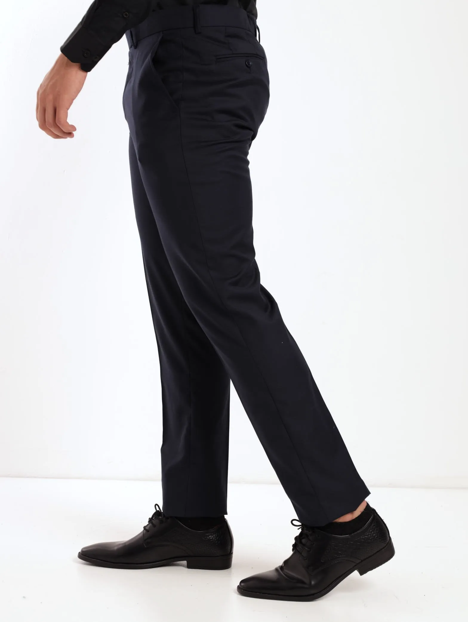 Men's Regular Viscose Blend Suit Trouser - Navy sold by Edgars product image thumbnail 2