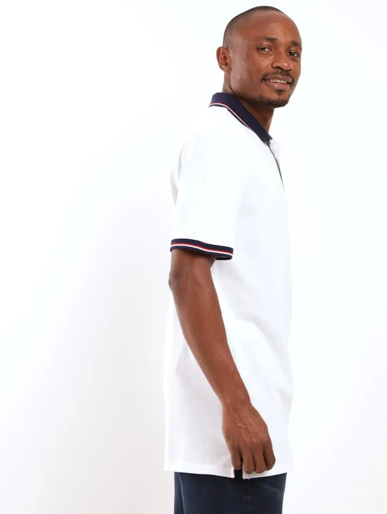 Men's Tipped Golfer - White sold by Edgars product image thumbnail 2