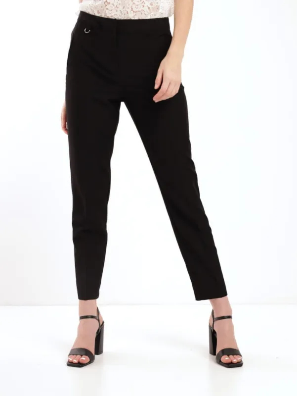 Ladies D-Ring Slim Leg Pant - Black made by Edgars
