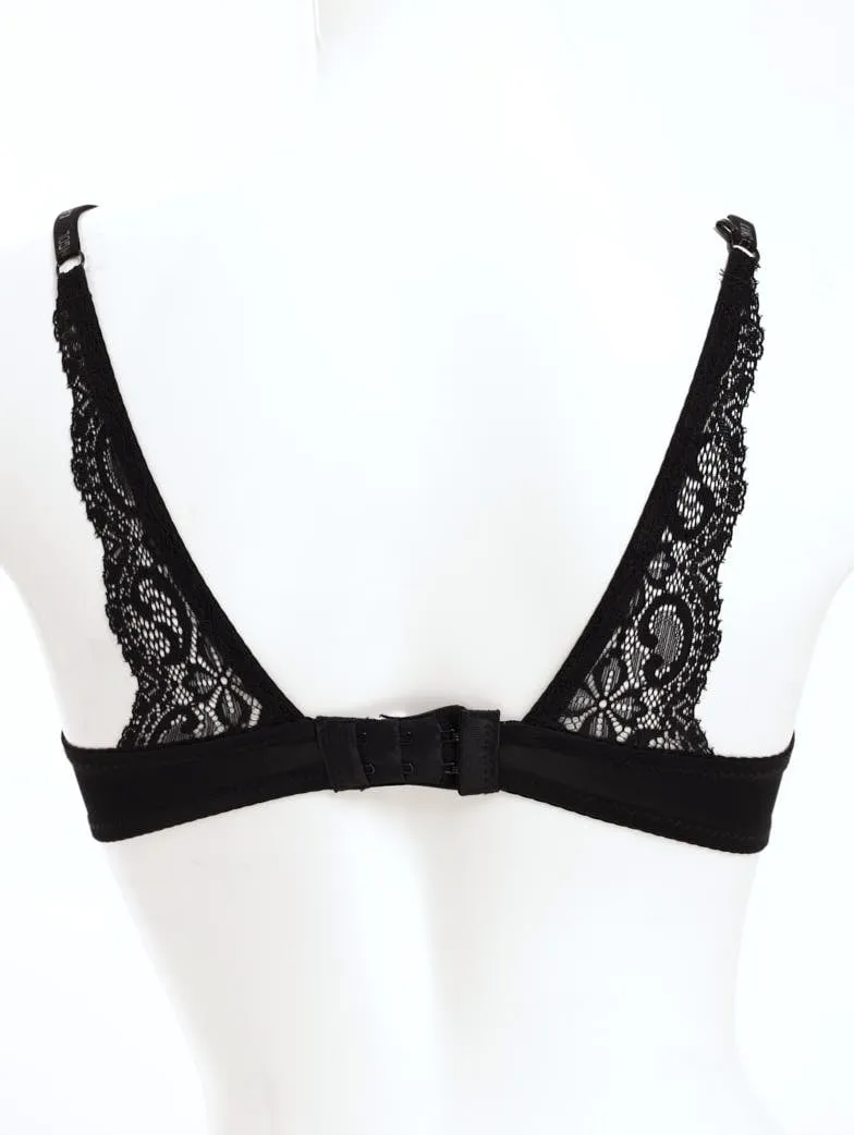 Ladies 2 Pack Non-Wired A-Frame Microfibre & Lace Bra sold by Edgars product image thumbnail 2