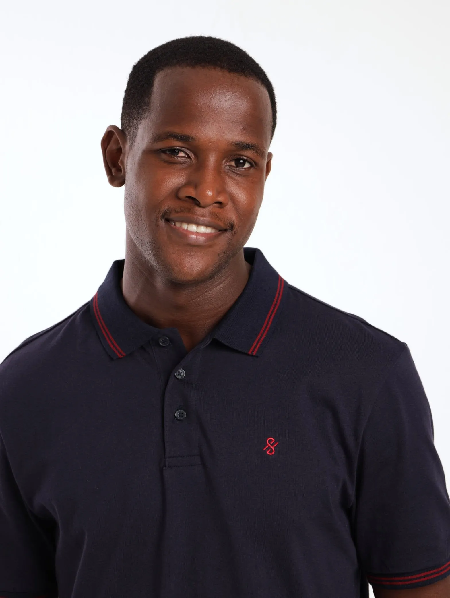 Men's Single Jersey Golfer - Navy sold by Edgars product image thumbnail 4