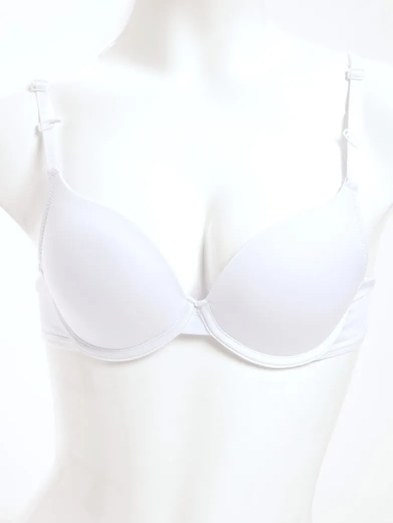 Ladies 3 Pack Microfibre T-Shirt Bra - Mocca/White/Black sold by Edgars product image thumbnail 3