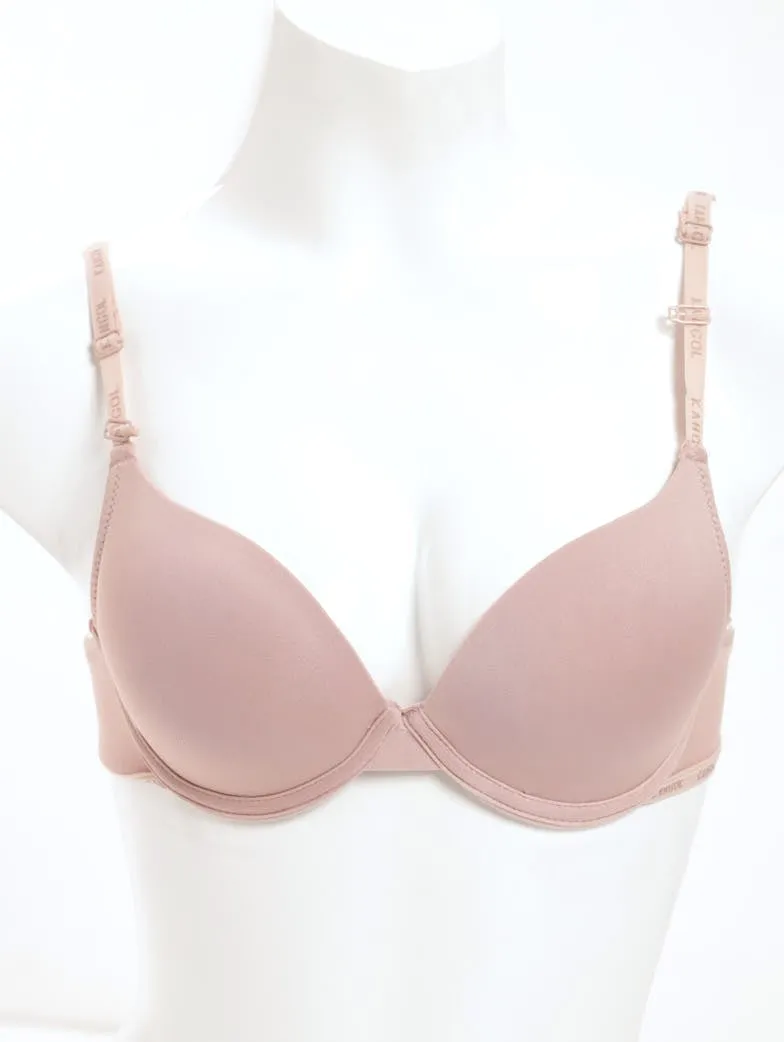 Ladies 3 Pack Microfibre T-Shirt Bra - Mocca/White/Black sold by Edgars