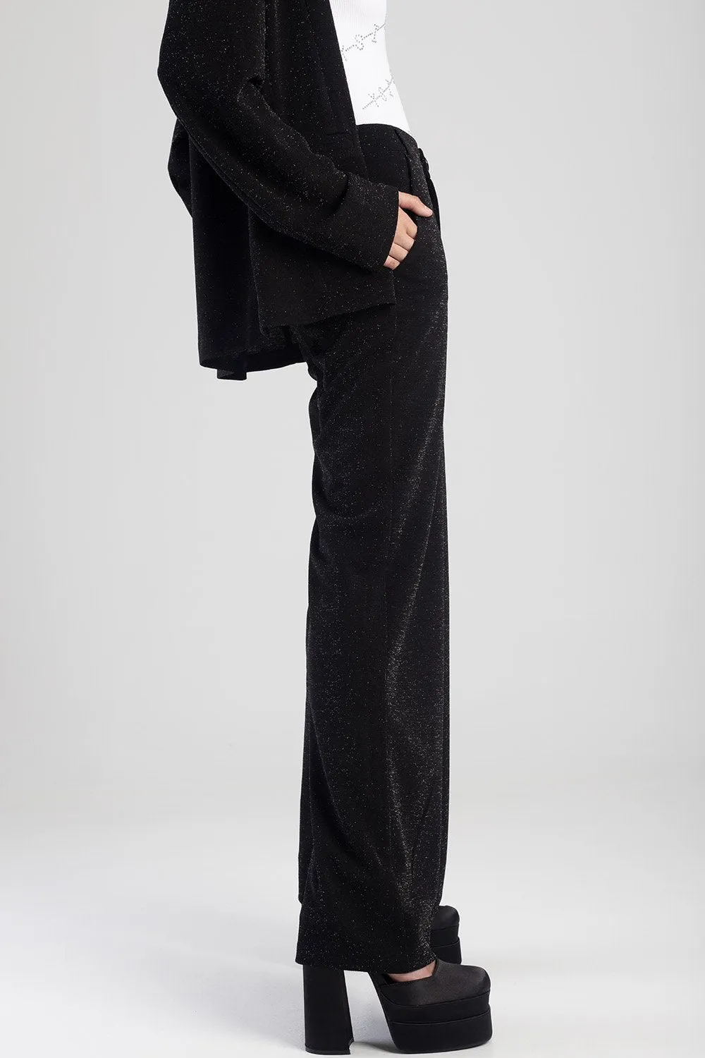 Ladies Sparkle Scuba Pant - Black sold by Edgars product image thumbnail 2