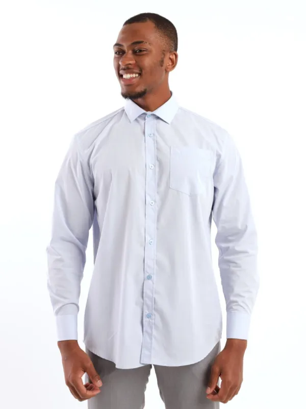 Men's Easy Care Shirt - Sky Blue sold by Edgars 