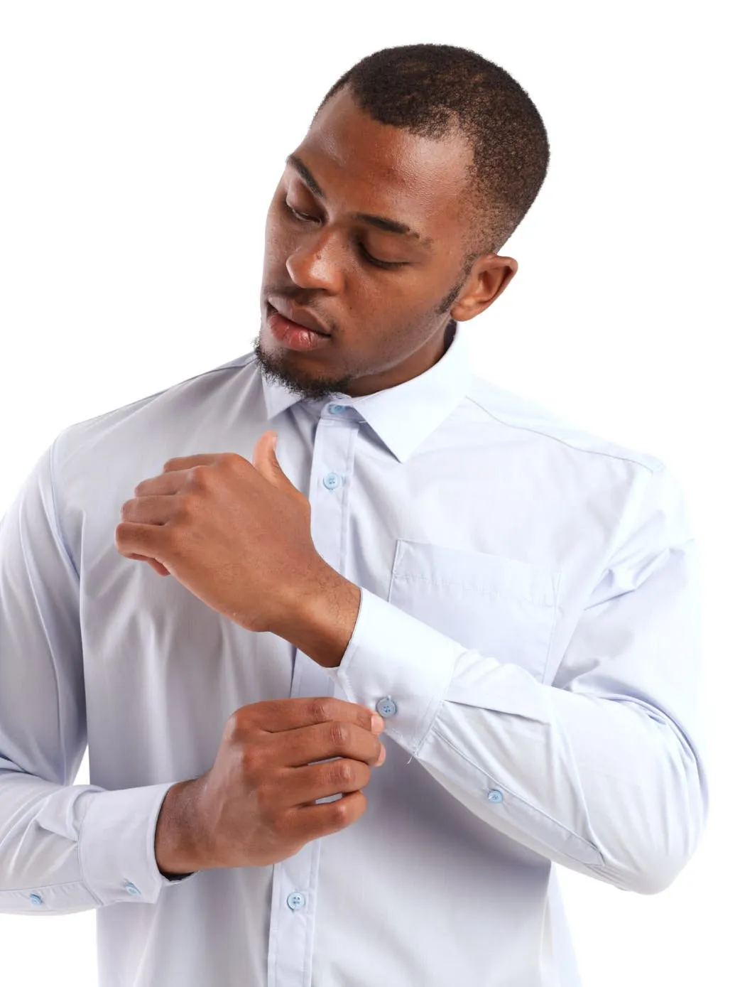 Men's Easy Care Shirt - Sky Blue sold by Edgars product image thumbnail 4