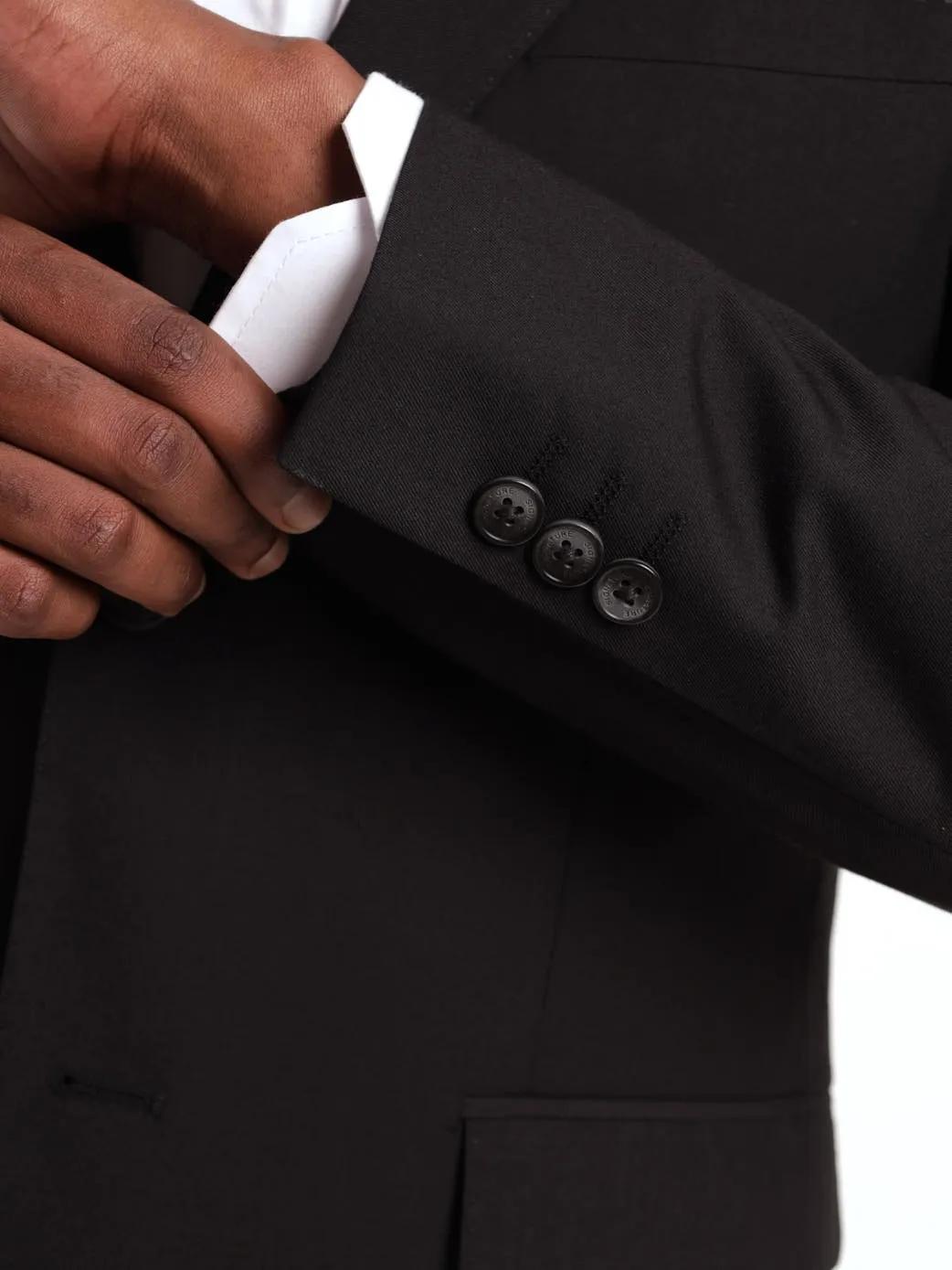 Men's Regular Fit Viscose Blend Suit Jacket - Black sold by Edgars product image thumbnail 4