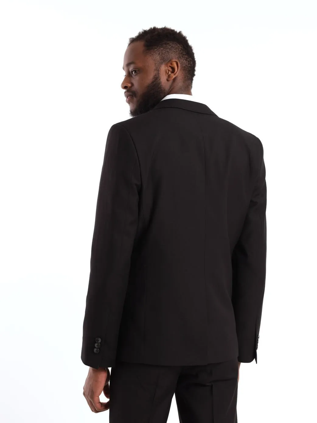 Men's Regular Fit Viscose Blend Suit Jacket - Black sold by Edgars product image thumbnail 3