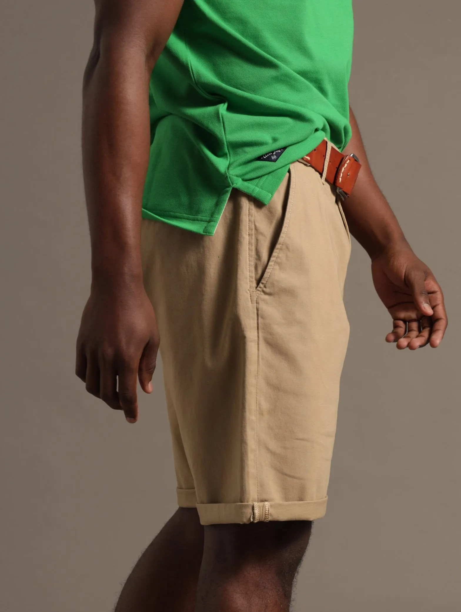 Flat Front Chino Shorts - Sand sold by Edgars product image thumbnail 2