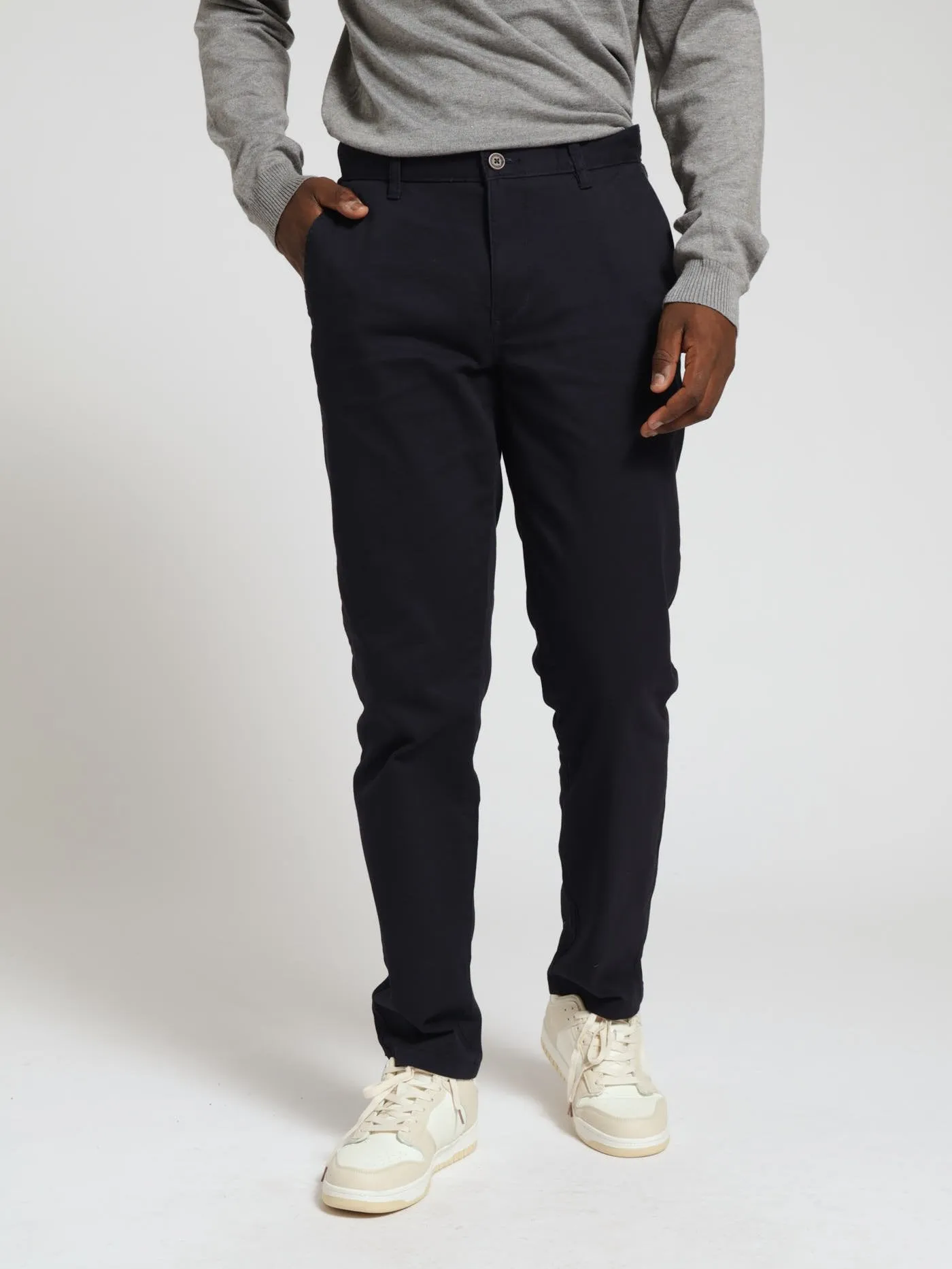 Men's Slim Fit Chino - Navy sold by Edgars