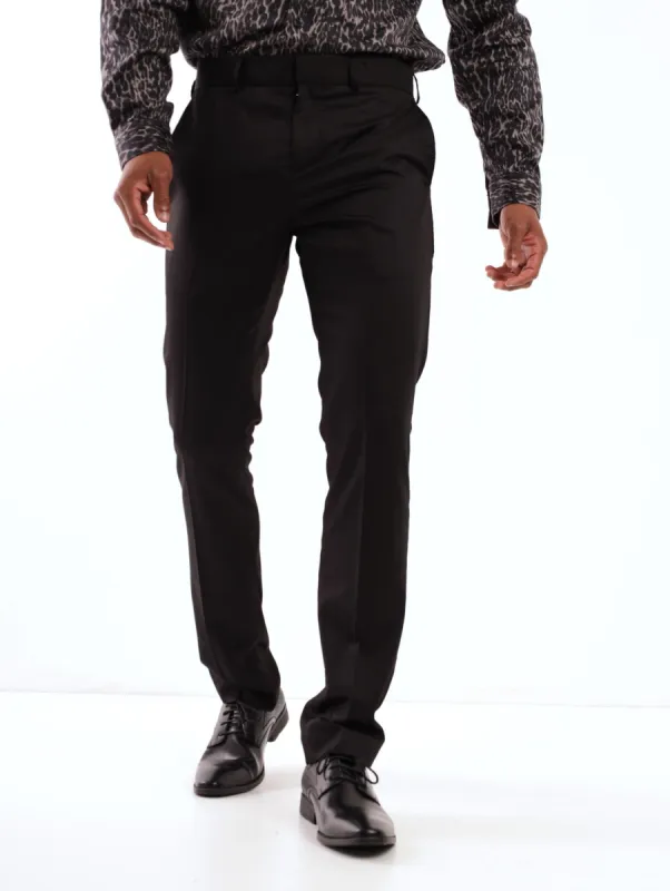 Men's Slim Fit Basic Formal Trouser - Black sold by Edgars 