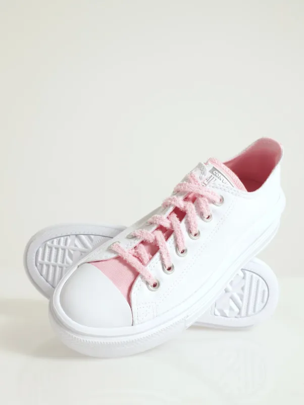 Ctas Move Comfort Sneaker - White/Pink sold by Edgars