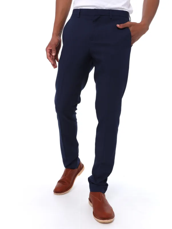 Men's Slim Fit Essential Trouser- Navy sold by Edgars 
