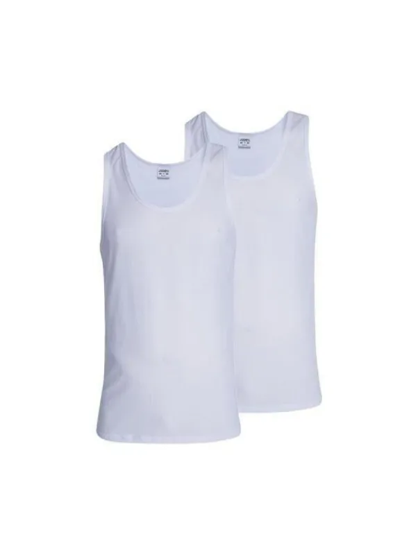 Men's Jockey 2 Pack Cell Vest White sold by Edgars 