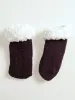 Cable Knit Slipper Socks - Plum sold by Edgars