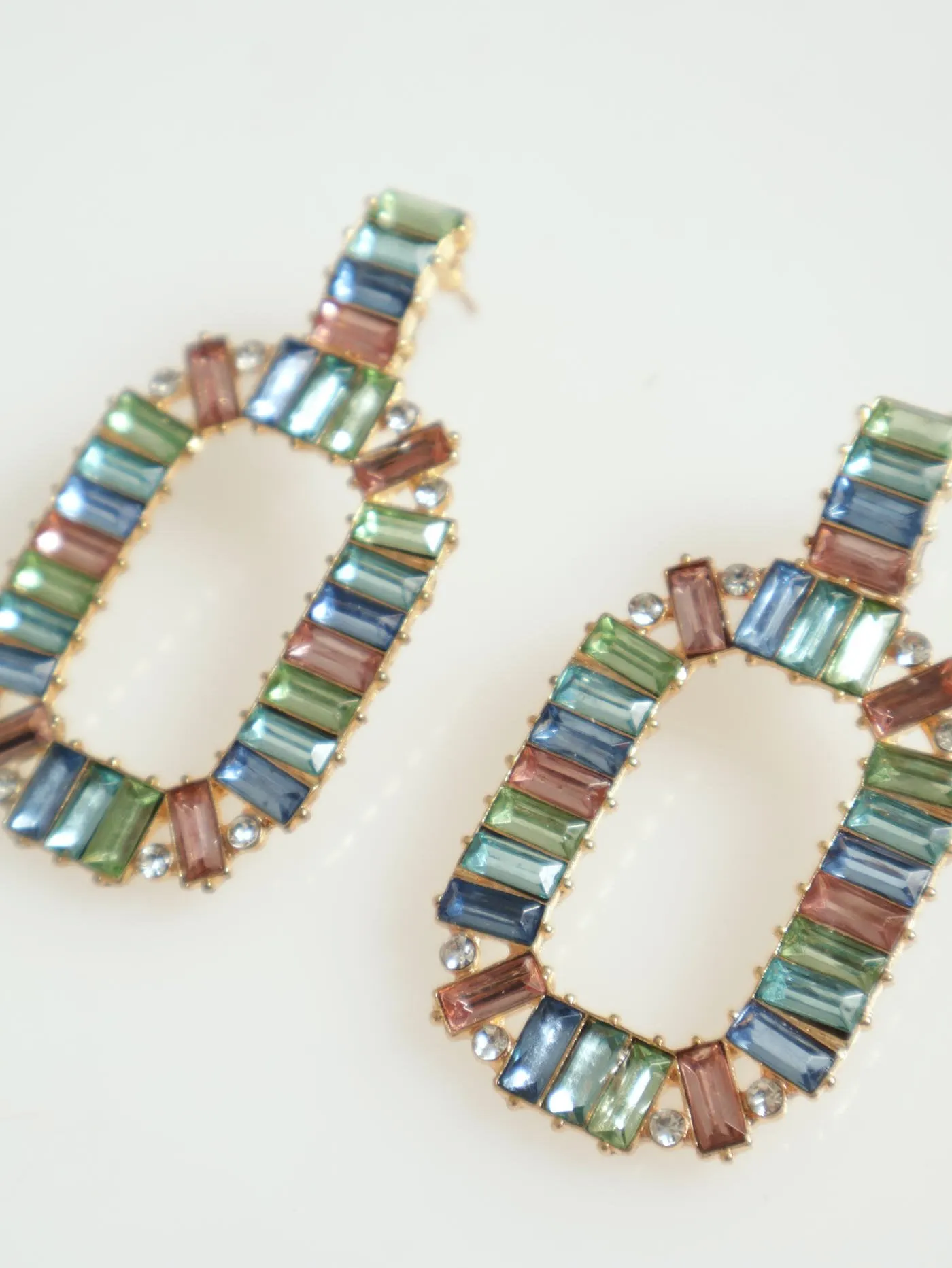 Colour Stone Door Knocker Earring - Gold sold by Edgars product image thumbnail 2