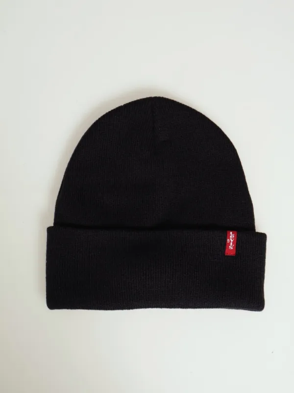 Slouchy Tab Beanie - Black sold by Edgars