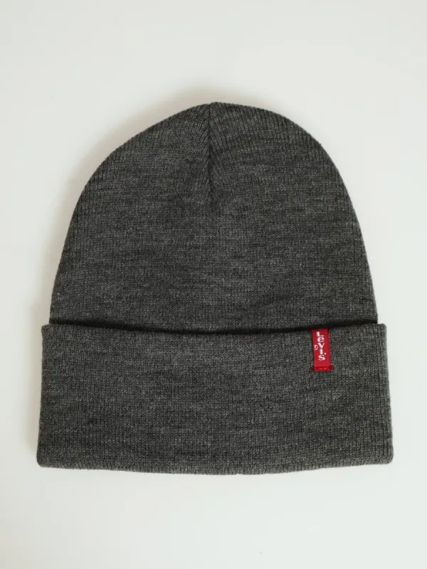 Slouchy Tab Beanie - Grey sold by Edgars 