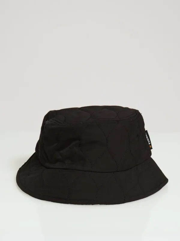 Quilt Bucket Hat - Black sold by Edgars 