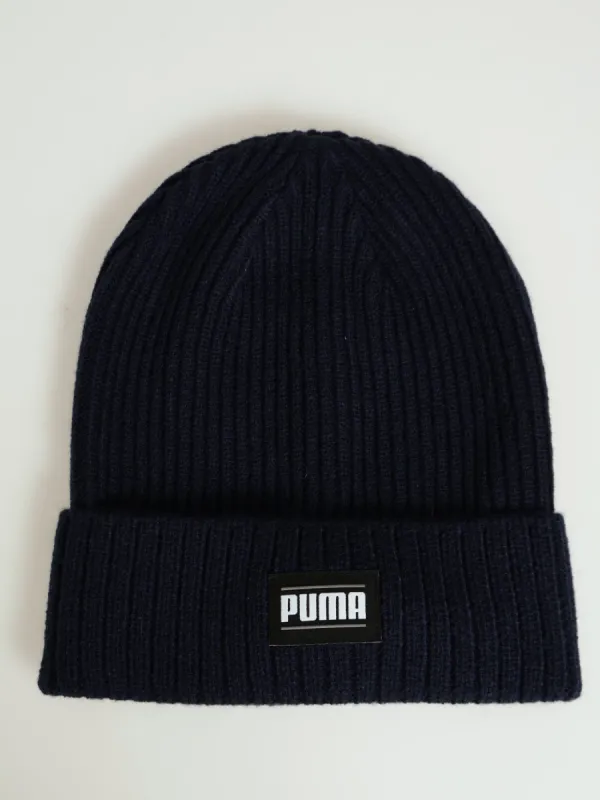 Ribbed Classic Cuff Beanie - Peacoat sold by Edgars