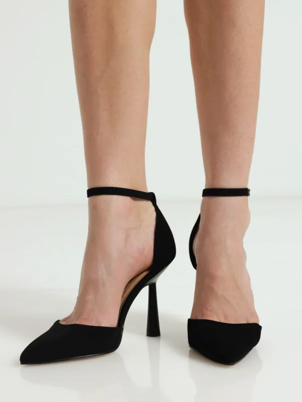 Beatricee Closed Pointy Toe Heel - Black sold by Edgars