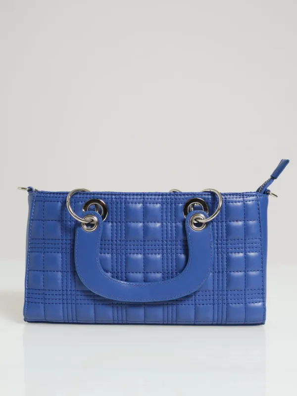 Dyn Top Handle Bag - Blue sold by Edgars 