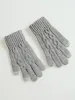 Knitted Gloves - Light Grey sold by Edgars 