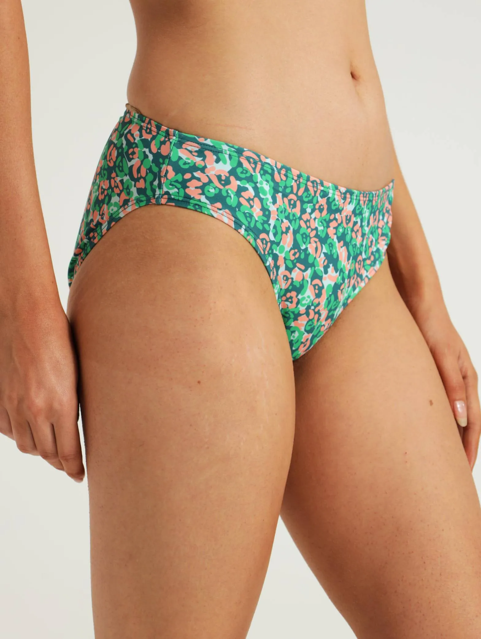 Printed Hi-Cut Bikini Bottom - Green sold by Edgars product image thumbnail 2