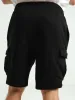 Cargo Fleece Shorts - Black sold by Edgars