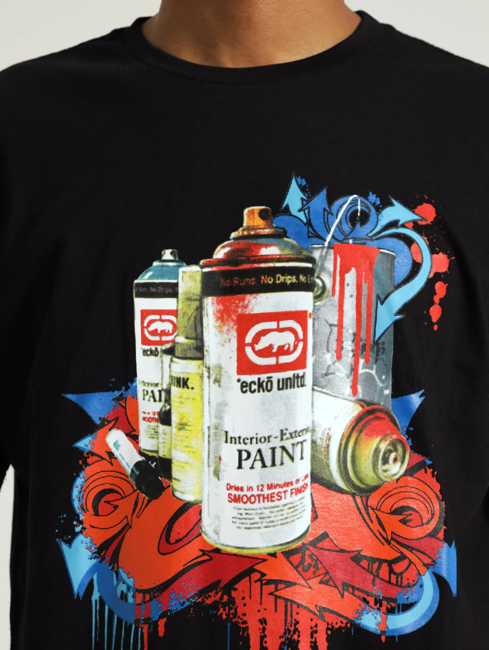 Spray Can Graphite Printed Tee - Black sold by Edgars product image thumbnail 4