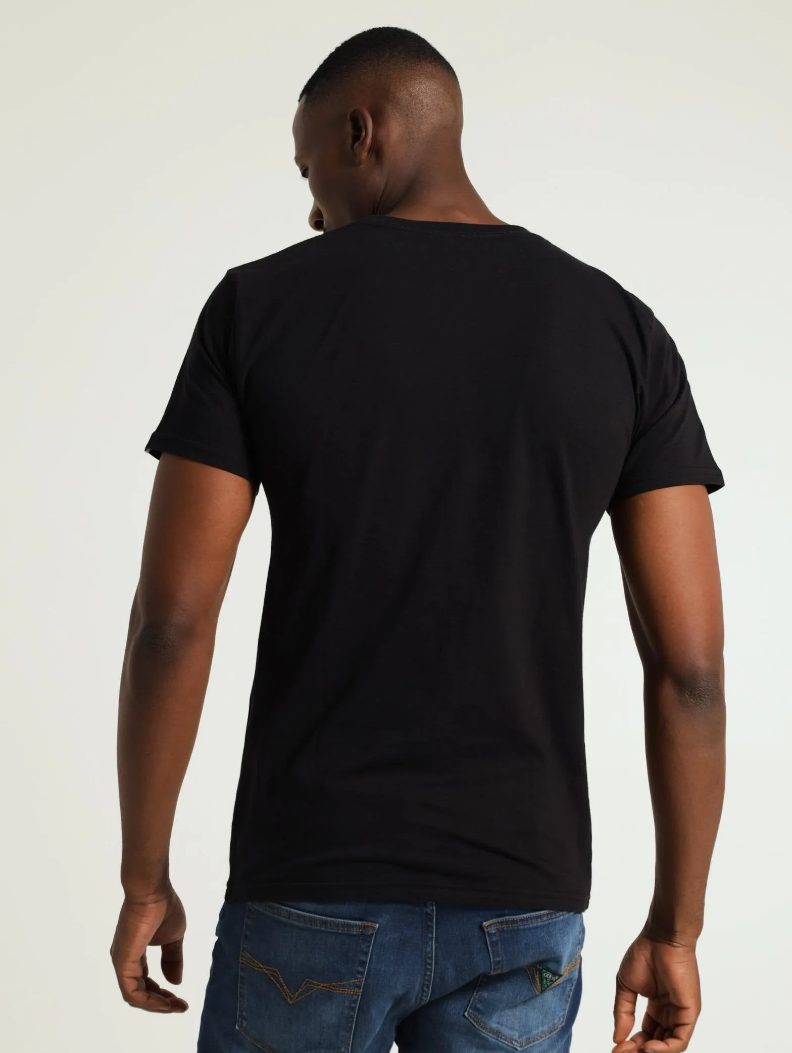 Camo Rectangular Printed Tee - Black sold by Edgars product image thumbnail 3