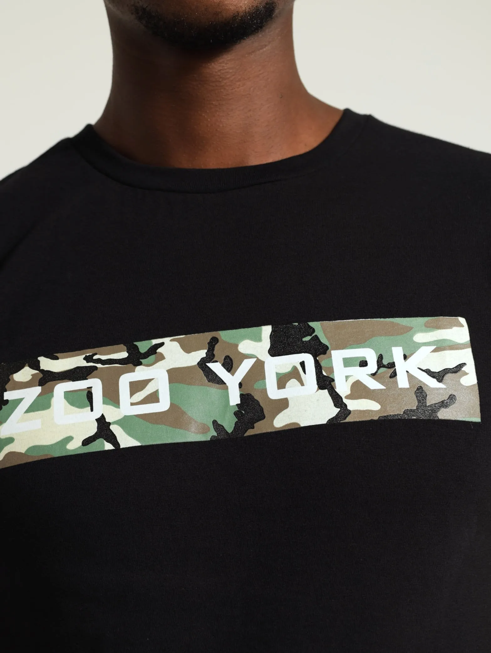 Camo Rectangular Printed Tee - Black sold by Edgars product image thumbnail 4