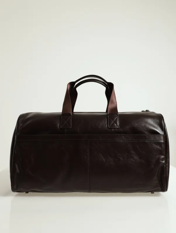 Leather Duffel Bag - Brown sold by Edgars 