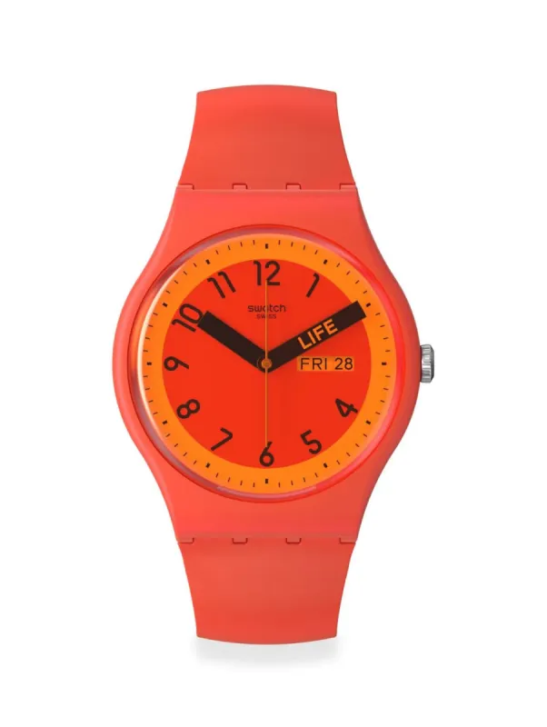 Proudly Red Watch sold by Edgars 