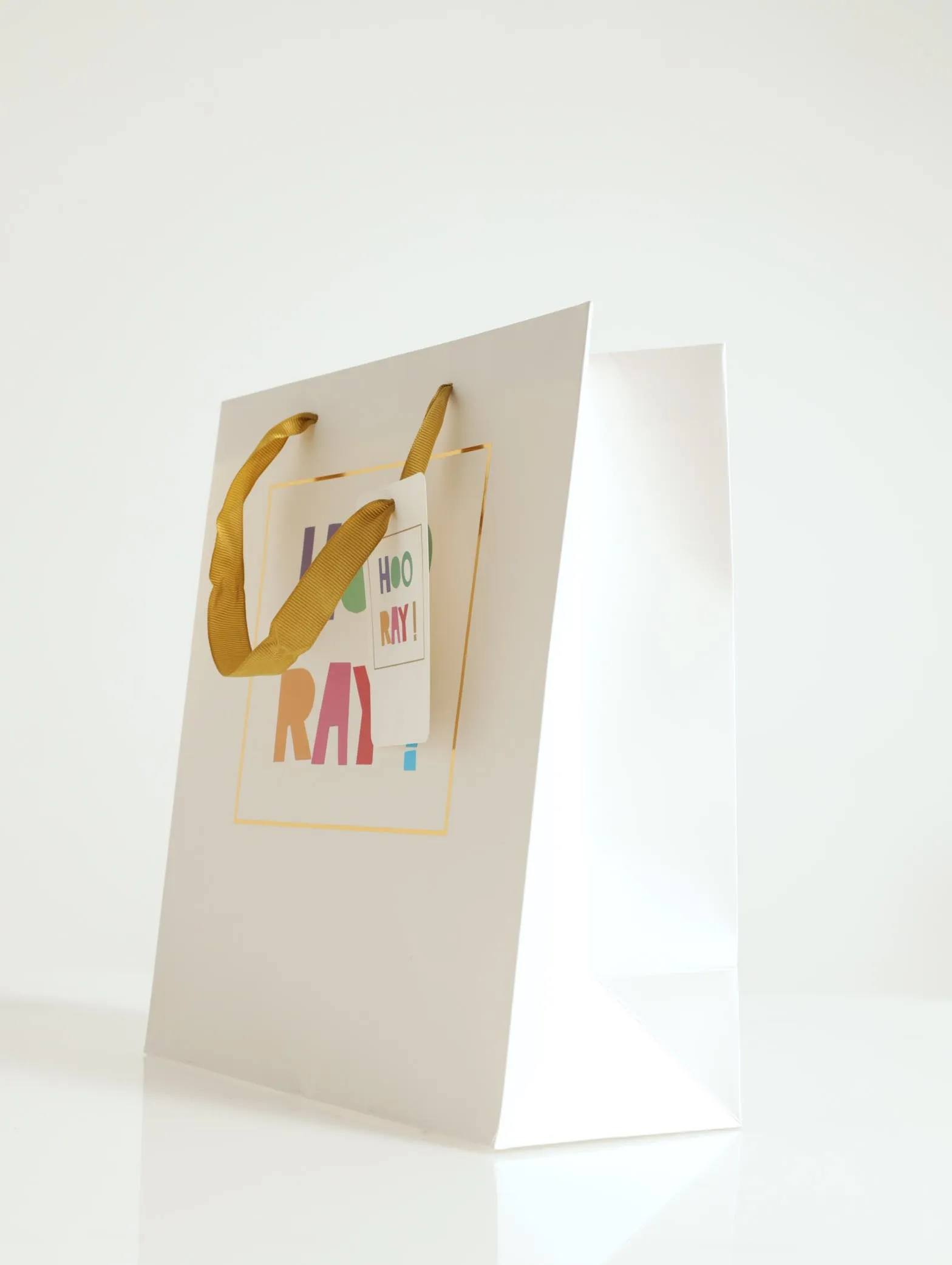 Hooray Slogan Gift Bag - White sold by Edgars product image thumbnail 2
