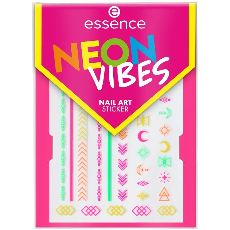 NEON VIBES Nail Art Sticker sold by Edgars