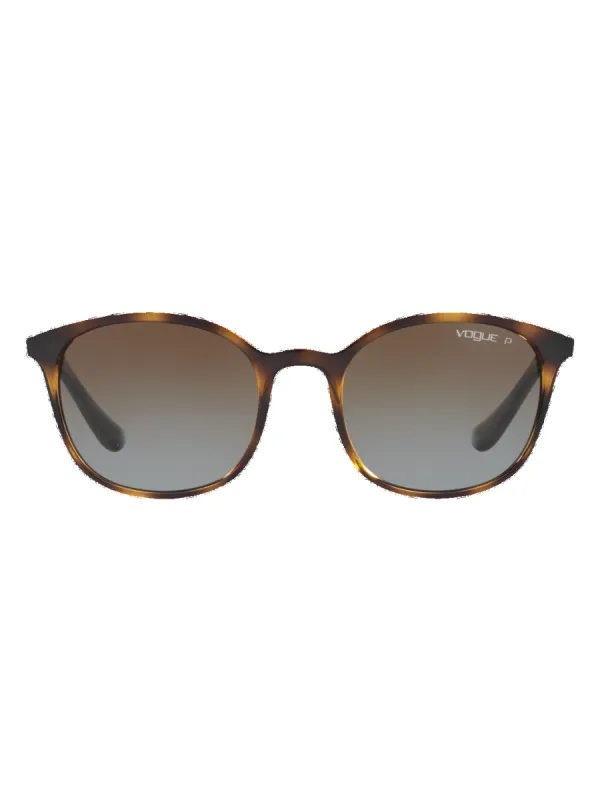 Vogue Brown Gradient Polarized Sunglasses made by Vogue