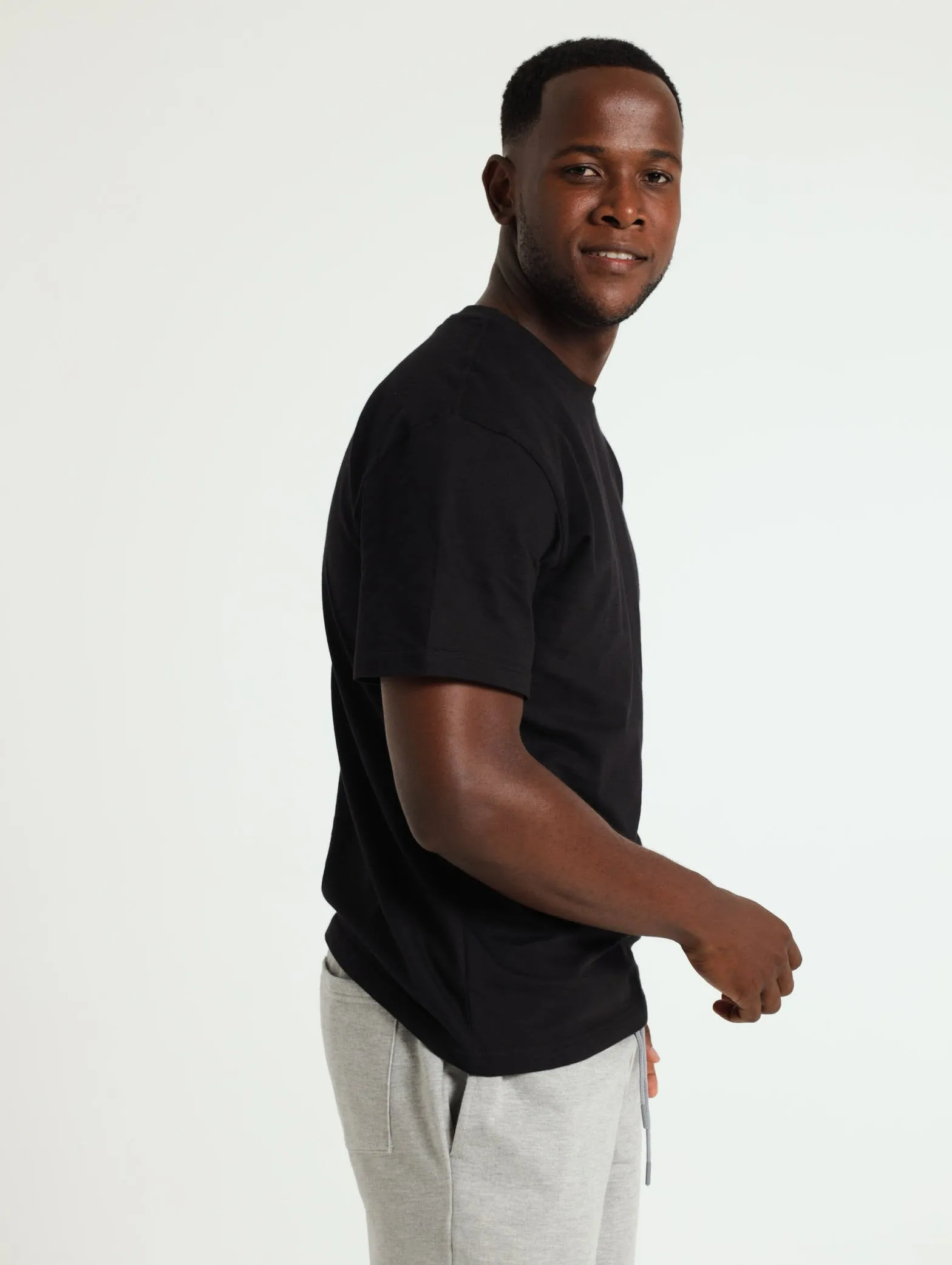 Basic Crew Tee - Black sold by Edgars product image thumbnail 2